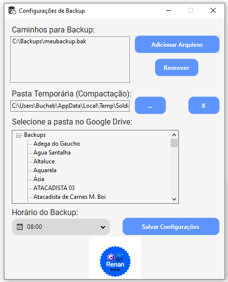 Configurações